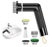 Brosse de nettoyage de douche, brosse électrique pour le nettoyage - Nettoyeur sans fil multifonctionnel,Brosse de nettoyage électrique portative rotative pour carrelage de cuisine Coulis