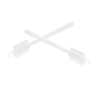 Brosse de Nettoyage Douce pour Légumes et Fentes, Lot de 2 | Polypropylène et Nylon, Protège les Surfaces, Usage Polyvalent, pour Bassins et Éviers, Blanc