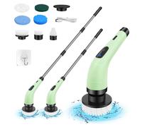Brosse de nettoyage électrique - Brosse rotative sans fil - 3 200 tr/min - Rotation à 360° - Étanche IPX6 - Pour la salle de bain, la cuisine et la maison