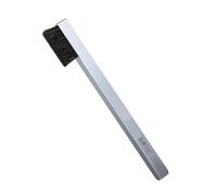 Brosse de nettoyage électronique avec fil d'acier/poils en nylon, design pour l'entretien des détails fins, brosse à manche en aluminium