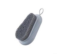 Brosse de nettoyage en profondeur pour joints de carrelage de salle de bain - 14 cm (gris)