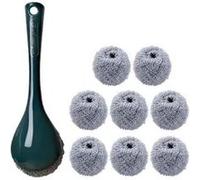 Brosse de nettoyage FONGWAN 2 en 1 Détachable à long manche Outils de détachage de cuisine Avec 8 billes de rechange-Vert Vert G