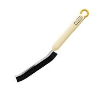 Brosse de nettoyage multi-usages pour crevasses profondes - Brosse multifonction avec long manche et extracteur de poussière pour sols de cuisine, fentes de fenêtre et toilettes