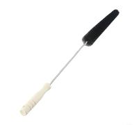 Brosse de nettoyage multifonction pour radiateur - 70 cm de long - Plumeau pliable en microfibre avec poignée en bois pour chauffages, aérations, climatiseurs, serpentins, sèche-linge - Enlever les