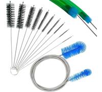 Brosse de Nettoyage pour Aquarium,11pcs Tuyau Brosses de Nettoyage,Brosse Goupillon Nettoyage Tube,Brosse pour Tuyau d'eau filtrante Aquarium Aquarium pour Aquarium Cuisine Maison