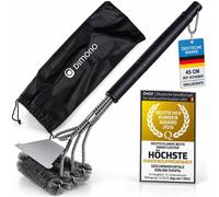 Brosse de nettoyage pour barbecue - Nettoyage à 360° avec grattoir en acier inoxydable