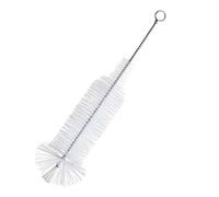 Brosse de nettoyage pour bouteilles longue - 40 cm, brosse à vaisselle pour bouteilles, bouilloires et carafes à col étroit, de nettoyage en verre pour carafe avec manche long pour gobelet ther