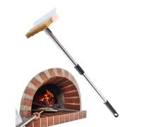 Brosse de nettoyage pour four à pizza avec grattoir