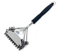 Brosse de nettoyage pour grill avec grattoir, 17 pouces, pour le nettoyage des grils