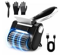 Brosse de nettoyage pour grill électrique avec éclairage LED, 450 tours par minute, équipée de poils en acier inoxydable, batterie de 4000 mAh, autonomie de 240 minutes, idéale pour nettoyer les grill
