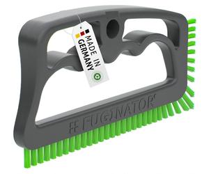 Brosse de nettoyage pour joints gris/vert - Idéale pour nettoyer les joints de carrelage dans les salles de bains et les cuisines