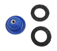 Brosse de nettoyage pour moyeu de roue de 150 mm, outil de nettoyage rapide avec tasse de meulage pour moyeux de roue de voiture, boulons, vis, détartrage en métal (3 pièces)