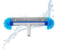 Brosse de nettoyage pour piscine de 17 pouces, en alliage d'aluminium