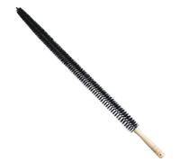 Brosse de Nettoyage pour radiateur avec Manche en Bois - Brosse de radiateur avec Boucle de Suspension - Longue Brosse de Nettoyage Flexible avec poignée en Bois pour Chauffage et sèche-Linge et