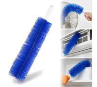 Brosse de nettoyage pour ventilateur, plumeau pliable amélioré - Tête en microfibre, dépoussiérant multifonctionnel et réutilisable, ldeal pour ventilateurs électriques de climatisation, aérations de