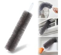 Brosse de nettoyage pour ventilateur, plumeau pliable amélioré - Tête en microfibre, dépoussiérant multifonctionnel et réutilisable, ldeal pour ventilateurs électriques de climatisation, aérations de