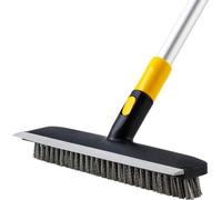 Brosse de nettoyage télescopique 56" 2 en 1 à poils durs