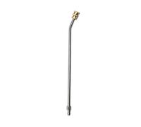 Brosse de Nettoyage Voiture Lance Haute Pression Pulvérisation Rallonge Châssis INOX Laiton Utilisation Polyvalente Coudée et Droite Adaptée à, Modèle À Tige Courbée
