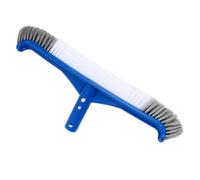 Brosse de Piscin vec Extrémités Rondes, Balai Brosse Piscine Liner, Brosse Piscine Fond, Brosse de Nettoyage Piscine pour Mur de Piscine et Sol de Piscine（Perche Télescopique Non）