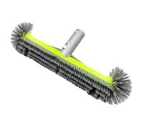 Brosse de piscine avec extrémités rondes, brosse de piscine pour nettoyer les murs de piscine, brosse ronde pour nettoyage rapide des murs, sans perche télescopique