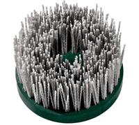 Brosse de plateau - METABO - Ø 130 mm - grain P 46 - pour acier, bois et plastiques