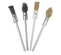 Brosse de polissage étendue avec manche de 6 mm pour détailler les bijoux et les métaux pour la préparation de surfaces, l'entretien et le polissage longue portée d'atelier (d)