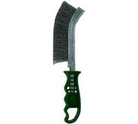 TIVOLY 25069070 - Brosse fil INOX convexe 235 mm - Manche bleu