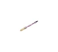 Brosse de rechampir N°3/0 15 mm fibres synthétiques poignée bi-injection inox