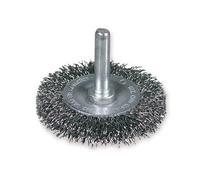 Brosse de roue ronde à fils ondulés 100 x 6mm - - 7003600521