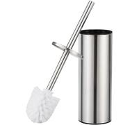 Brosse de toilette autoportante Unyqoos® avec support en acier inoxydable, système de ventilation et tête de remplacement – pour un nettoyage hygiénique des toilettes