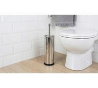 Brosse de toilette design en acier inoxydable
