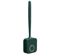 Brosse de toilette en silicone FONGWAN nettoyage de WC, montage mural - vert Vert G