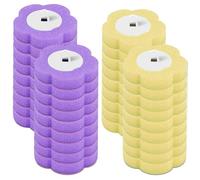 Brosse de Toilette jetable, Brosse de Toilette, kit de démarrage du système de Nettoyage des Toilettes avec senteurs, 36 têtes de Recharge pour la Salle de Bain