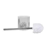 Brosse de Toilette Orbella Blanc et Argent