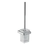 Brosse de toilette tendance emco, montage mural, verre cristal satiné, manche chromé, 021500100