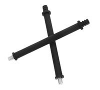 Brosse de Toilette Wc Manche de Remplacement M10, Lot de 2 | Noir, Fixation Filetée Détachable, Plastique et Fer, Entretien Rapide pour Cuvette et Support
