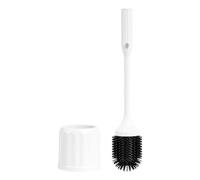 Brosse De Toilettes - Brosse De Toilettes Électrique avec Support - Outil De Nettoyage Murale Brosse Flexible pour Hôtel École Centre Commercial