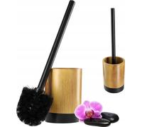 Brosse de toilettes - Brosse WC - Aspect bois - Salle de bains