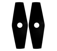 Brosse de Tondeuse à Gazon Noire 9 Pouces, Outil Lames Coupe d'herbe Jardin(2PCS)