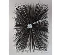 Brosse de tuyau de poêle/conduit de cheminée/chaudière En fil d'acier indéformable de qualité supérieure Forme rectangulaire, multicolore