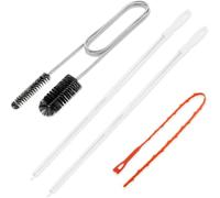 Brosse de vidange longue de 200 cm, en spirale, brosse de nettoyage de tuyaux, brosse de nettoyage de tuyaux, brosse flexible pour tuyaux avec trou de drainage étroit