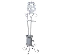 BROSSE DE WC VINTAGE BLANC WC GARNIR SUPPORT DE ROULEAU DE PAPIER TOILETTE BROSSE DE TOILETTE