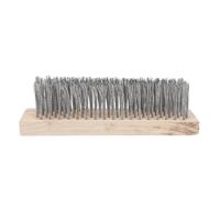 Brosse Désherbage en Acier Inoxydable Manche pour Nettoyage | Fil Métallique Dense, Prise en Main Facile, pour Joints, Trottoirs et Surfaces en Brique