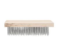 Brosse Désherbage Manche en Bois en Acier Inoxydable