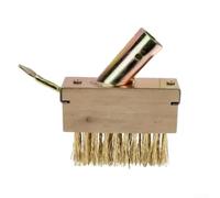 Brosse Désherbage Pavés Poils Acier Cuivré(Weeding brush head) | Poils acier cuivré, élimine mousses, racines tenaces, pour idéal pavés, dalles béton