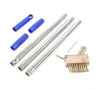 Brosse Désherbage pour terrasse pour cuivre Longue Brosse Désherbage(brush head+ handle)