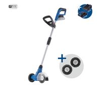 Brosse désherbeuse sans fil 20V 115mm télescopique Scheppach c-fr100-x