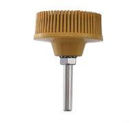 Brosse Disque Émeri 2 Pouces Pour Perceuse 50# Verte(yellow) | Grit 50# vert, élastique, pour dur, nettoyage , finition industrielle