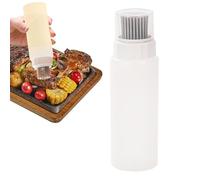 Brosse distributrice d'huile en silicone avec échelle visuelle et bouchon - Accessoires de cuisine pour barbecue, pâtisserie, barbecue, cuisson, rôtir, pâtisserie, marinade, vinaigrette