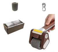 Brosse électrique 3 en 1 avec grattoir pour barbecue à gaz (poignée droite) | Moteur à 2 vitesses, 400-450 tr/min, vitesse réglable, gain de temps, nettoyage efficace en quelques secondes